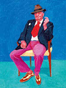 David  Hockney: 82 erretratu eta natura hil 1